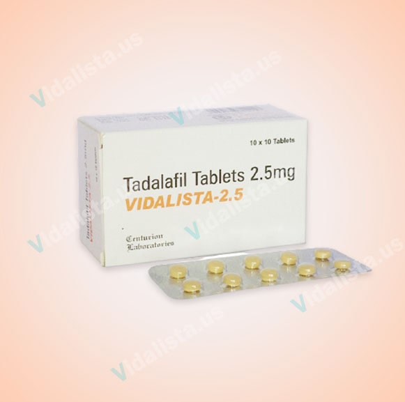 Vidalista 2.5mg - ED Treat | Tadalafil | Buy Online